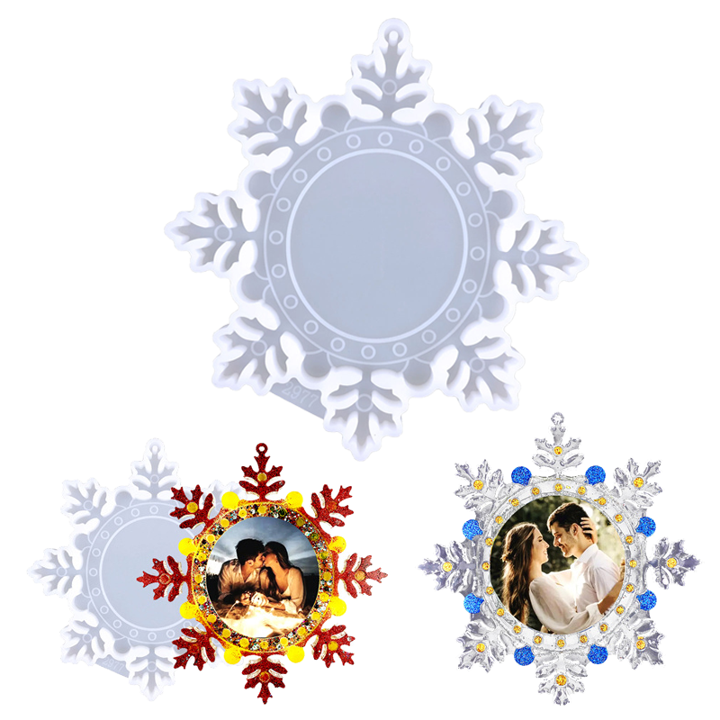Resin Art Photo Frame - Рождественская фоторамка из эпоксидной смолы, силиконовая