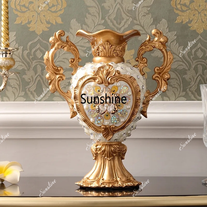 Resin Art For Wedding Gift - Европейский роскошный дворец, ваза из смолы,