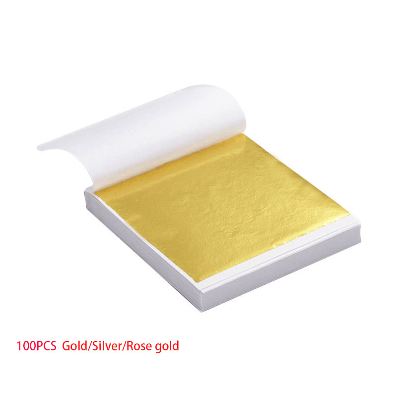 Gold Leaf Foil - 100 шт., листы бумаги для художественного