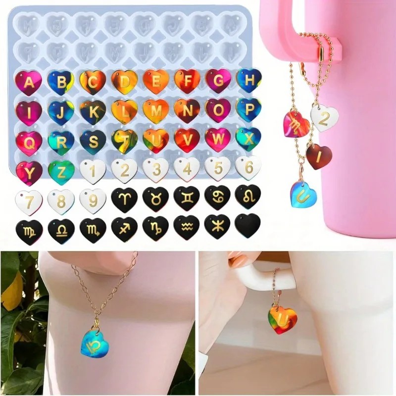 Resin Art Alphabet - 1 шт. DIY формы для эпоксидной