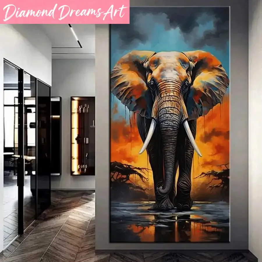 Resin Art Images - Безрамная алмазная мозаика DIY: Дикие животные,