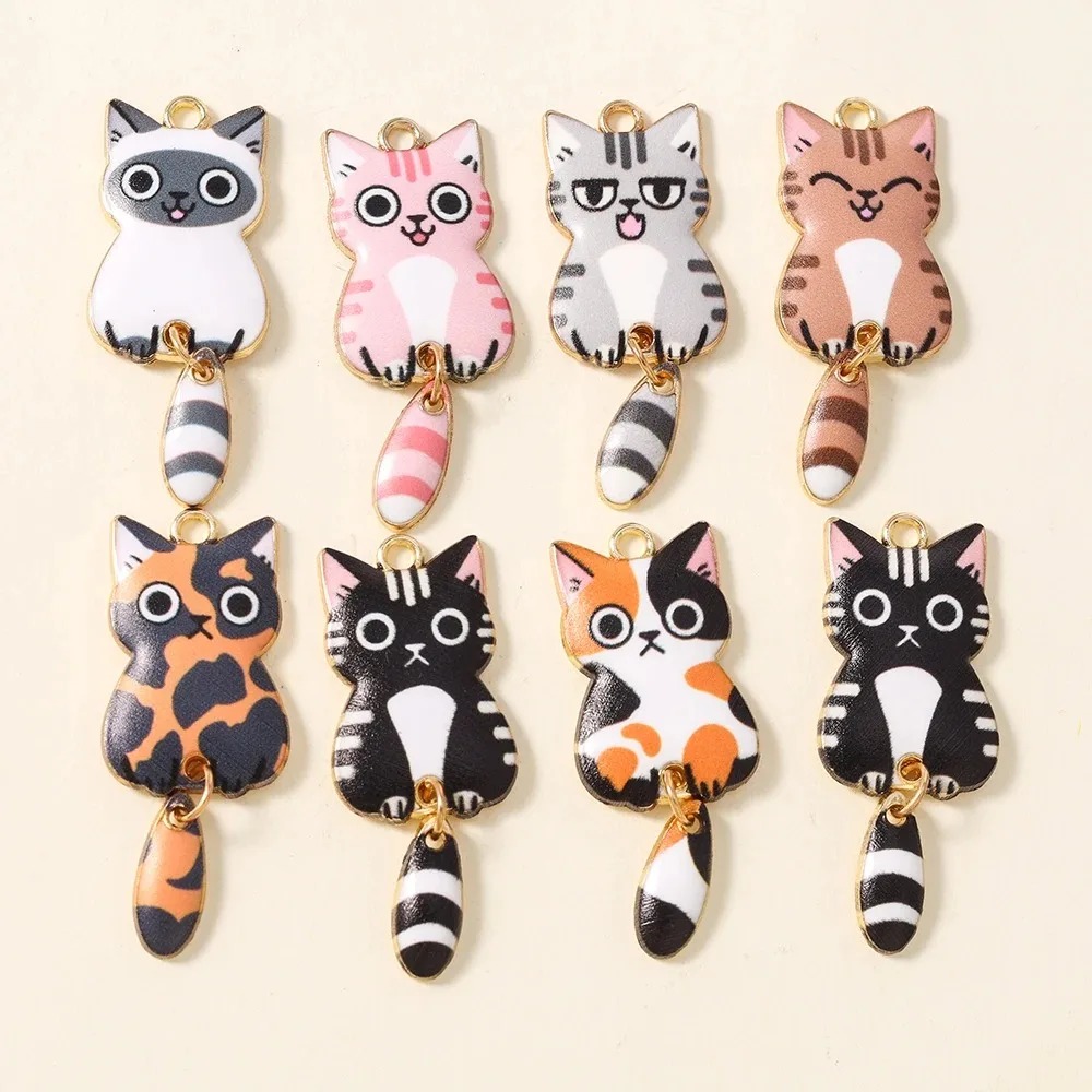 Resin Art Gift Ideas - 10 шт. 16×39 мм, милые мультяшные