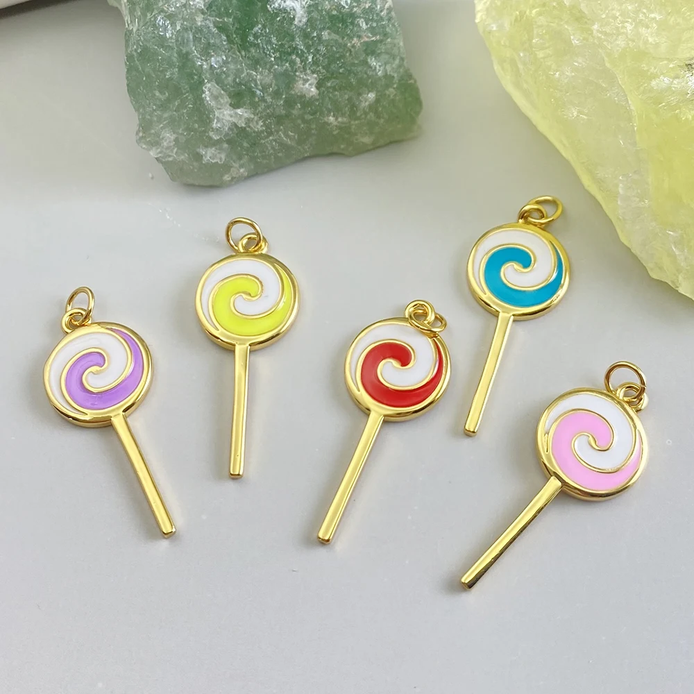 Resin Art Necklace - Богемные конфеты леденец очаровательные ювелирные изделия