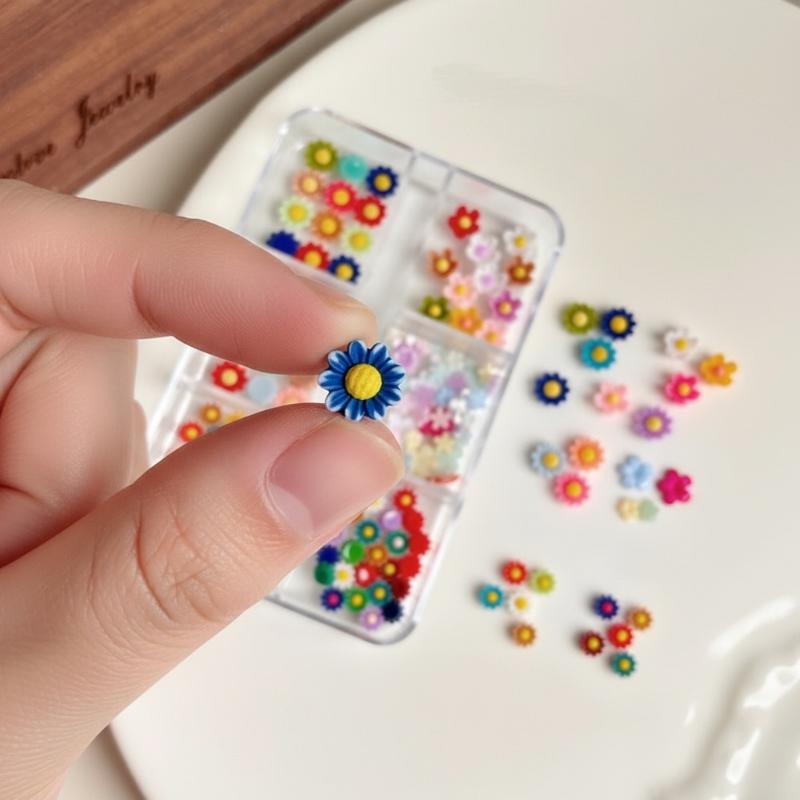 Resin Art Using Flowers - Летние украшения для ногтей в виде