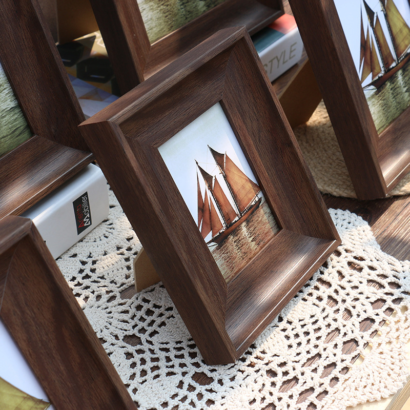 Resin Art Photo Frame - Винтажная смоляная фоторамка, классическая настенная настольная