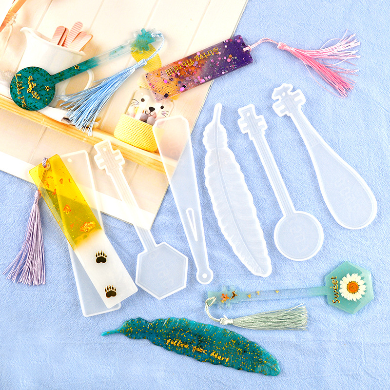 Resin Art Bookmark - Силиконовая форма «сделай сам», закладки для