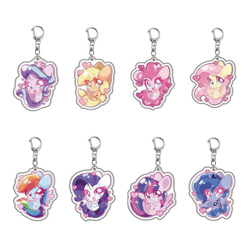Resin Art Store - Милый акриловый брелок-подвеска «Мой маленький пони»