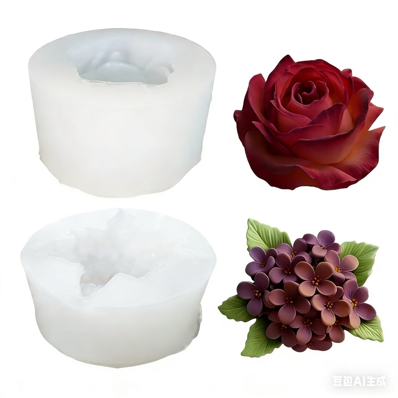 Resin Art For Wedding Gift - 2 шт. 3D силиконовые формы с