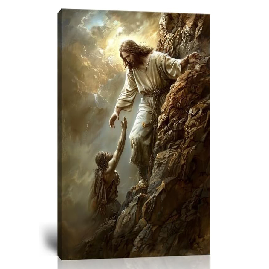 Resin Art Images - Полный комплект алмазной живописи Иисуса, настенное