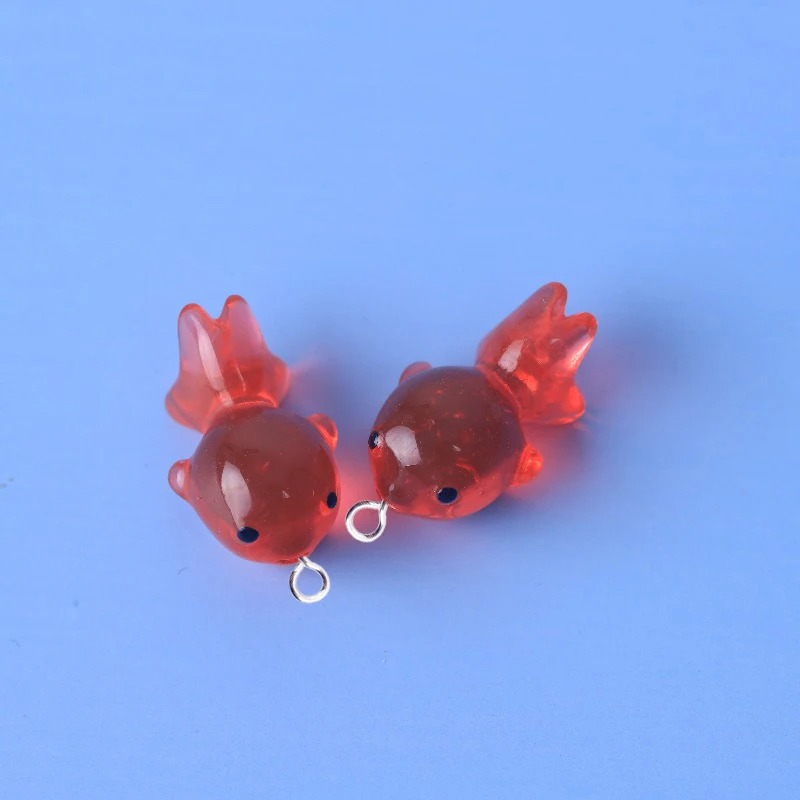 Resin Art Necklace - 10 штук разноцветных 3D светящихся подвесок