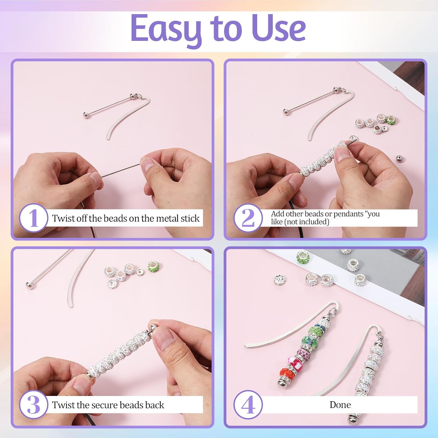 Набор из 6 металлических загот – обзор и цена Resin Art Bookmark