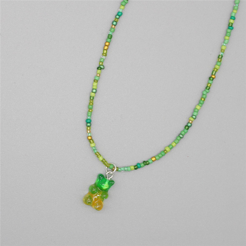 Новый богемный корейский любов – обзор и цена Resin Art Necklace