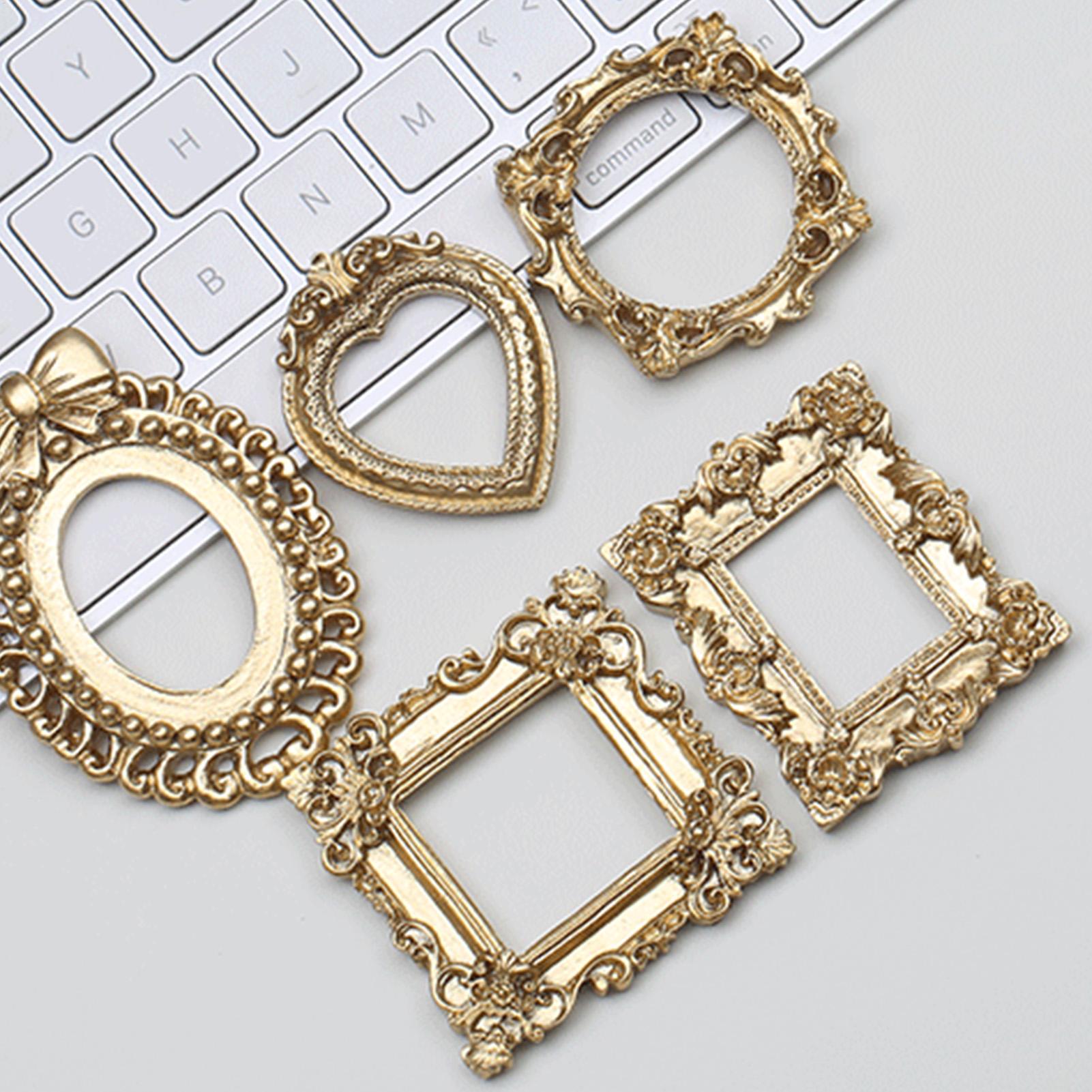 Миниатюрные золотые ретро-фото – обзор и цена Resin Art Photo Frame