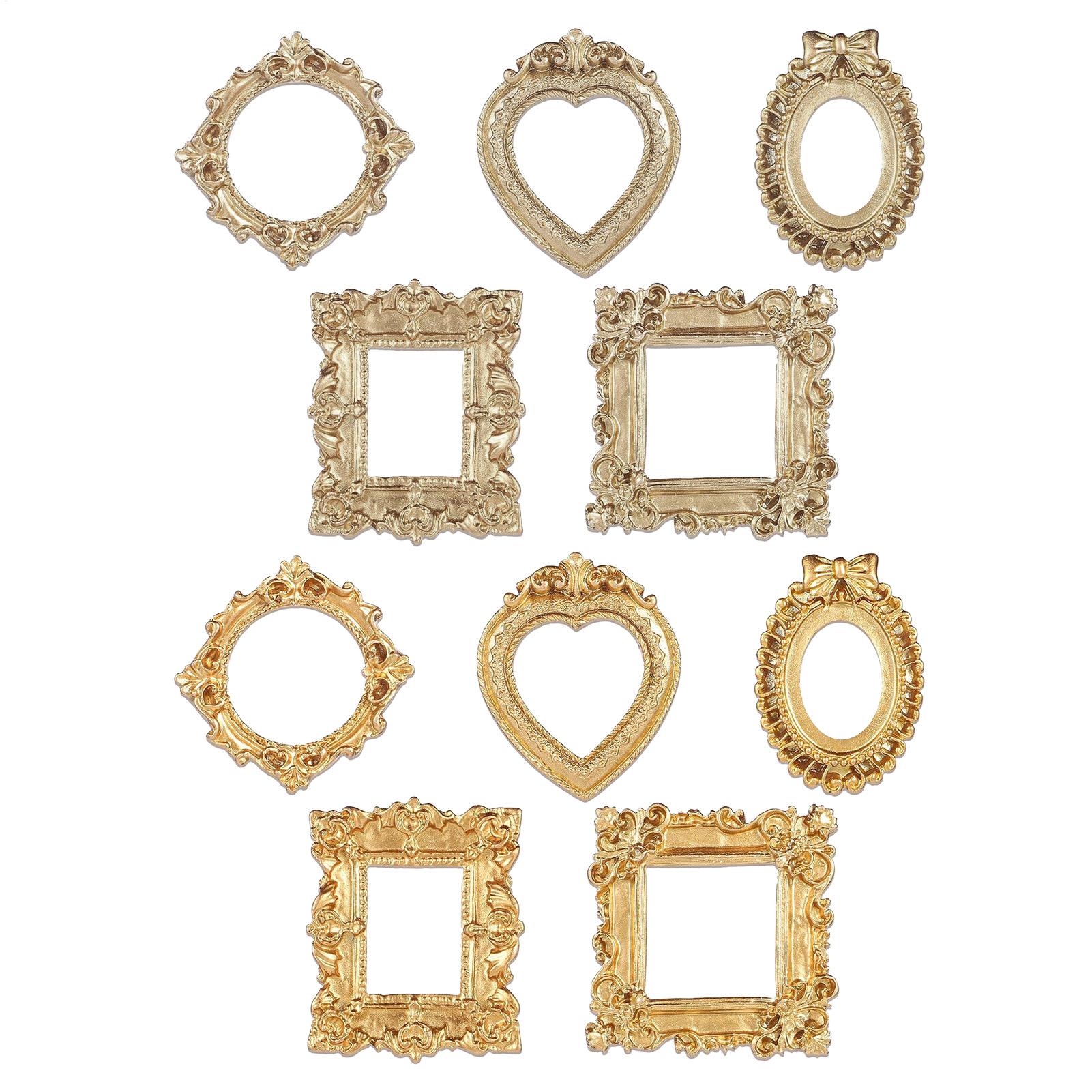 Миниатюрные золотые ретро-фото – обзор и цена Resin Art Photo Frame