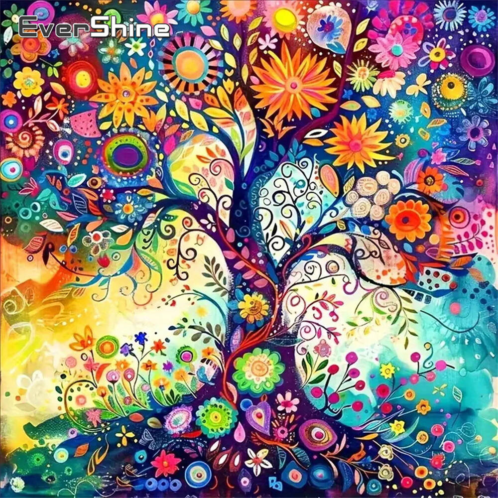 Evershine алмазная живопись со – обзор и цена Resin Art Tree