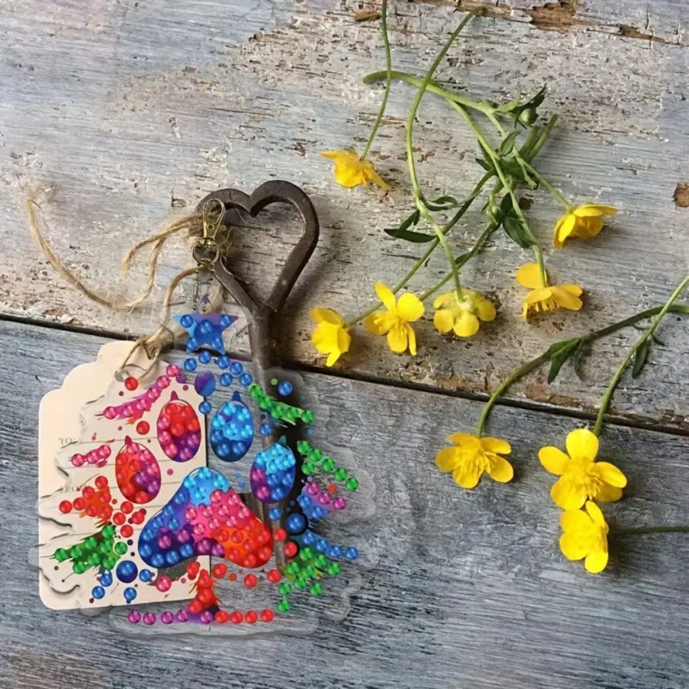 Набор из 6 брелоков для ключей – обзор и цена Resin Art Bookmark