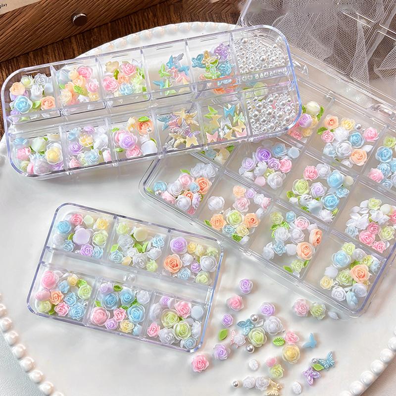 Набор для 3D-дизайна ногтей: 6 – обзор и цена Resin Art Using Flowers