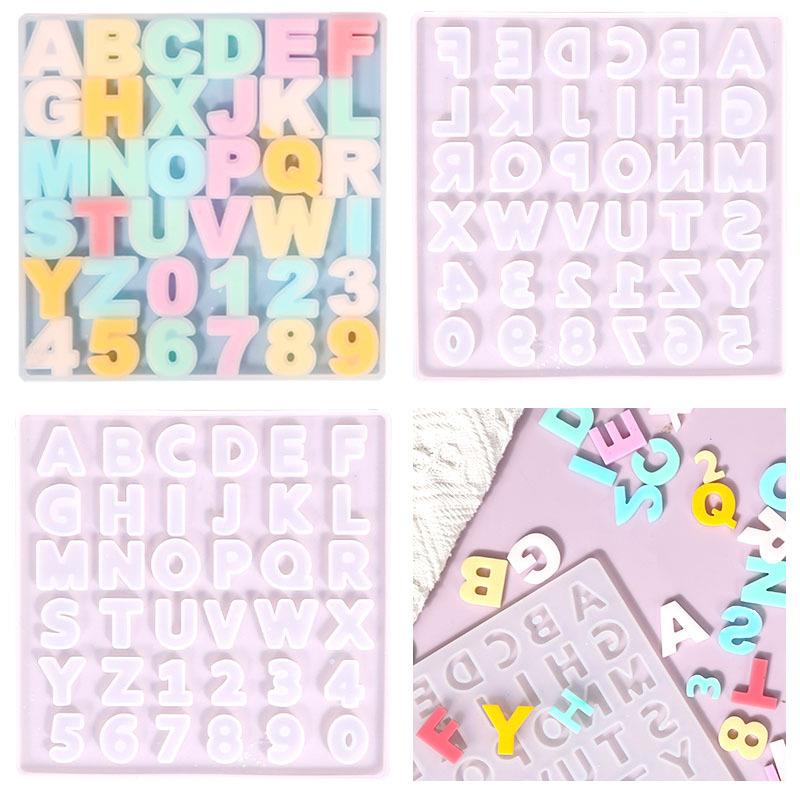 Алфавит, силиконовая форма из  – обзор и цена Resin Art Alphabet