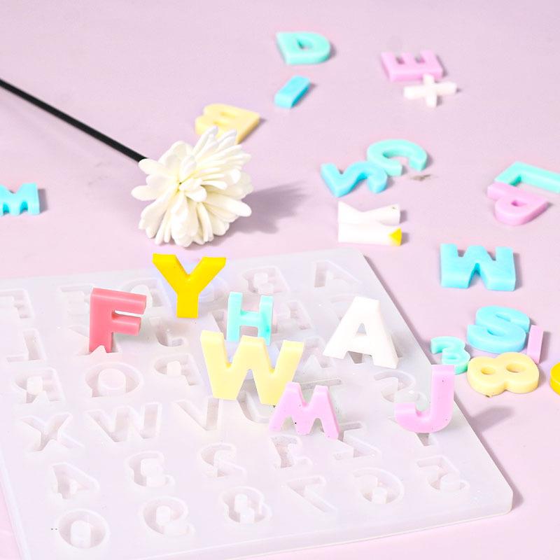 Алфавит, силиконовая форма из  – обзор и цена Resin Art Alphabet