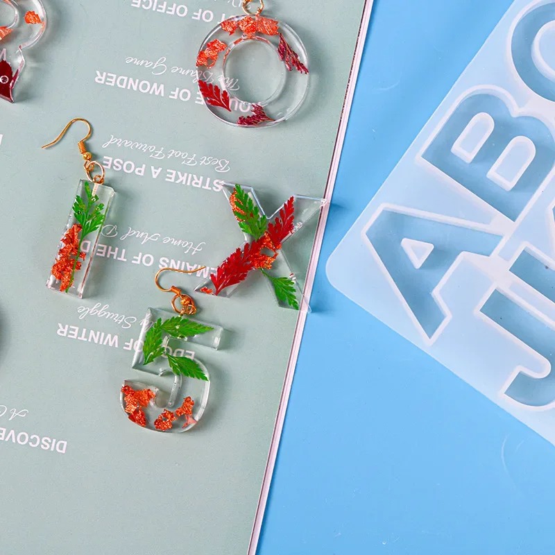 Маленькая силиконовая форма из – обзор и цена Resin Art Alphabet