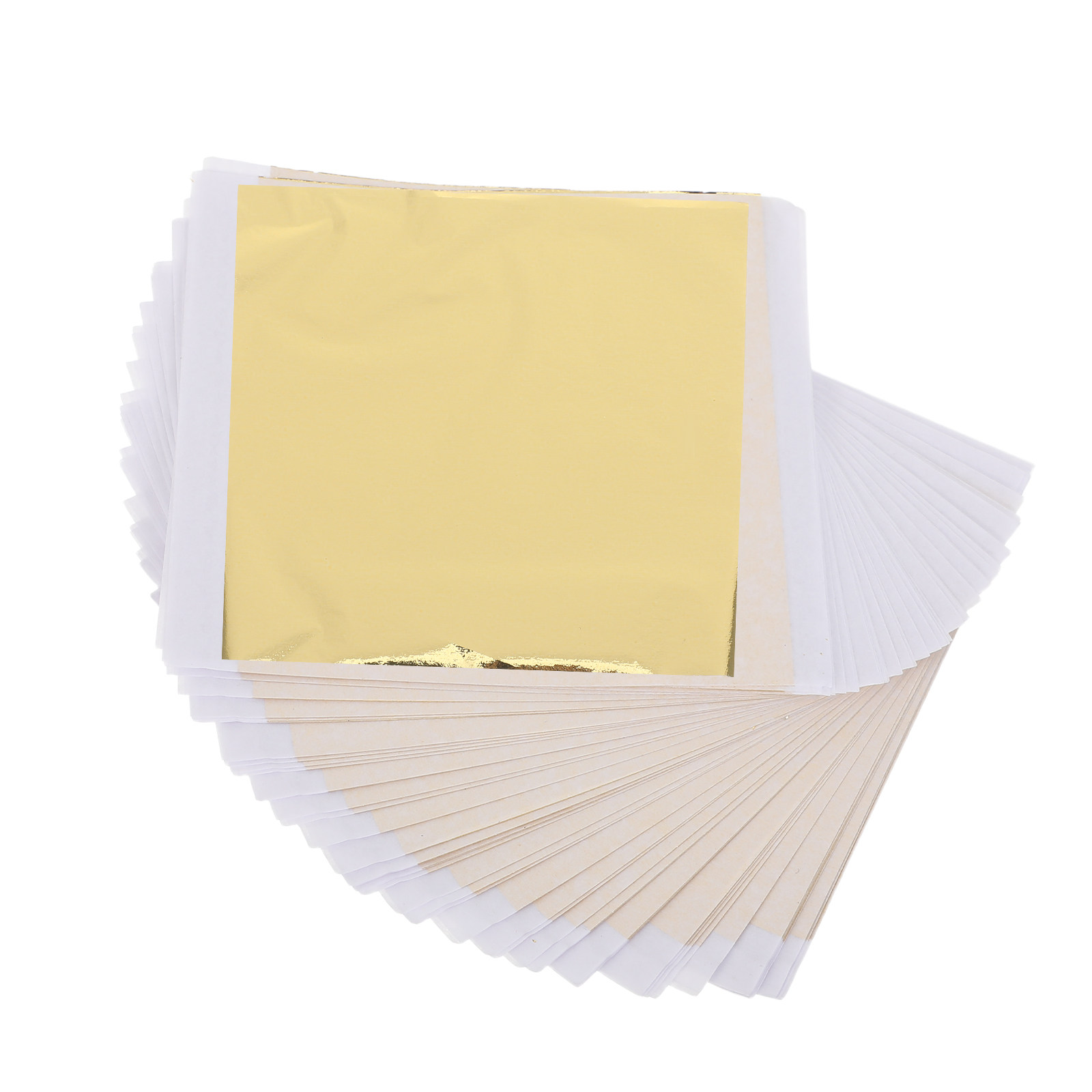 50 шт. 8x8,5 см Золотая фольга – обзор и цена Gold Leaf Foil