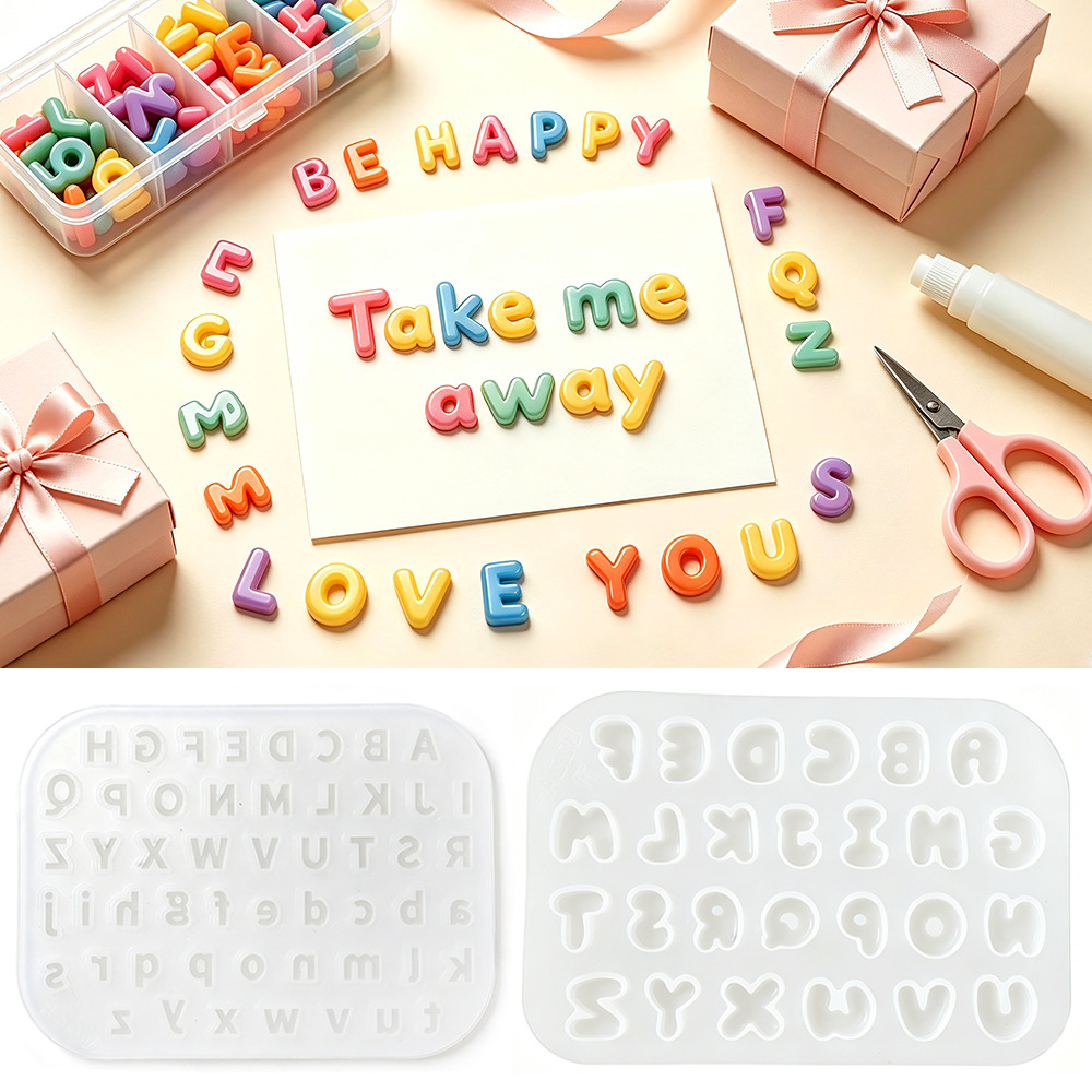 Новая силиконовая форма для из – обзор и цена Resin Art Alphabet