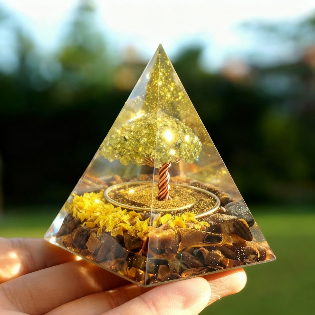 1 шт. перидот с тигровым глазо – обзор и цена Resin Art Tree