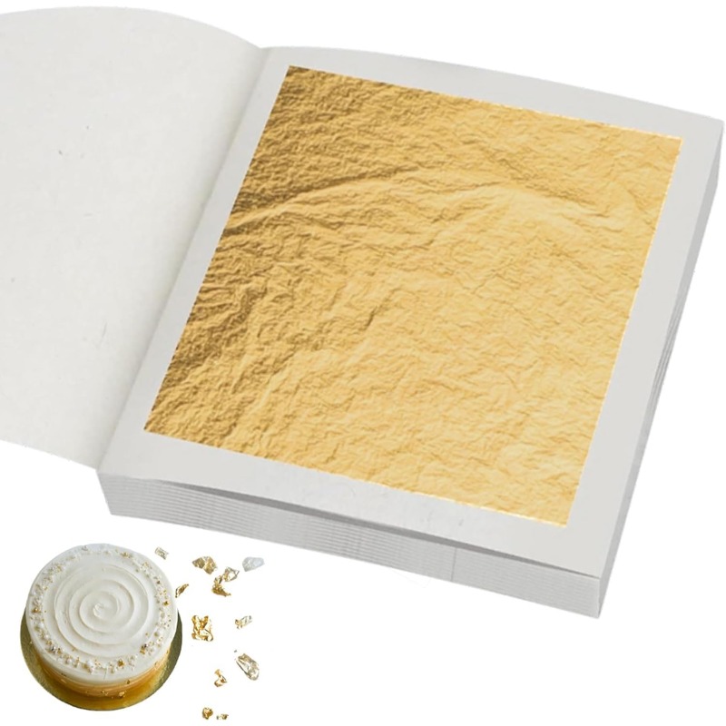 Настоящие листы из 24-каратног – обзор и цена Gold Leaf Foil