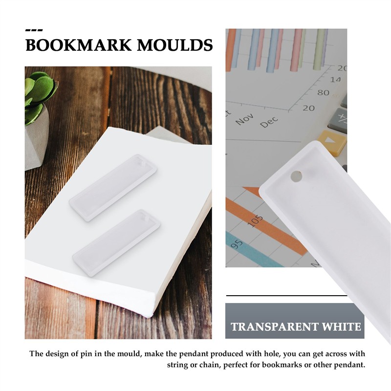 Новый набор из 6 прямоугольных – обзор и цена Resin Art Bookmark