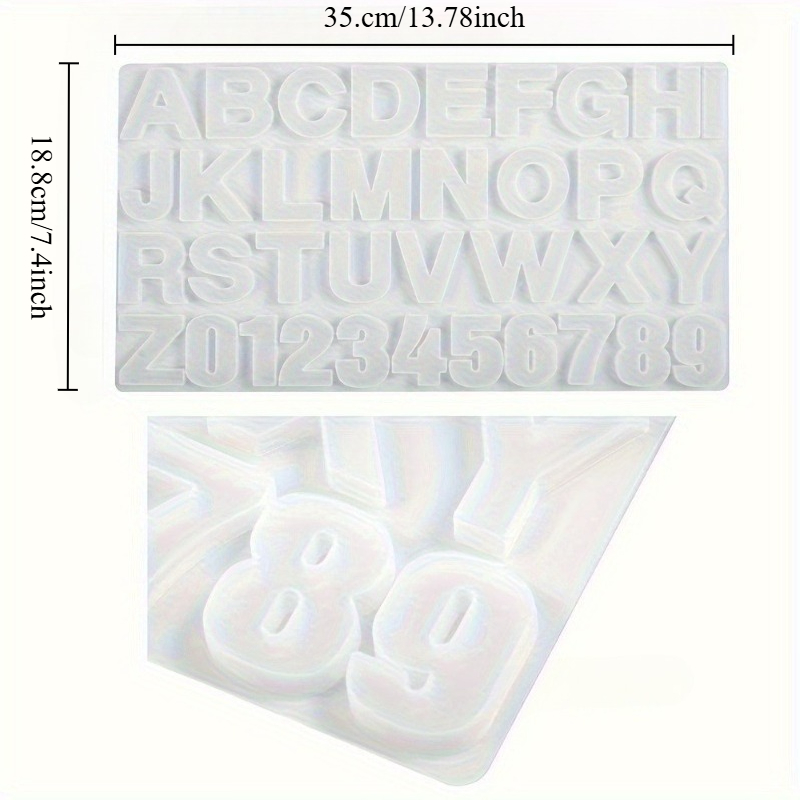 Силиконовая форма для подвесок – обзор и цена Resin Art Alphabet