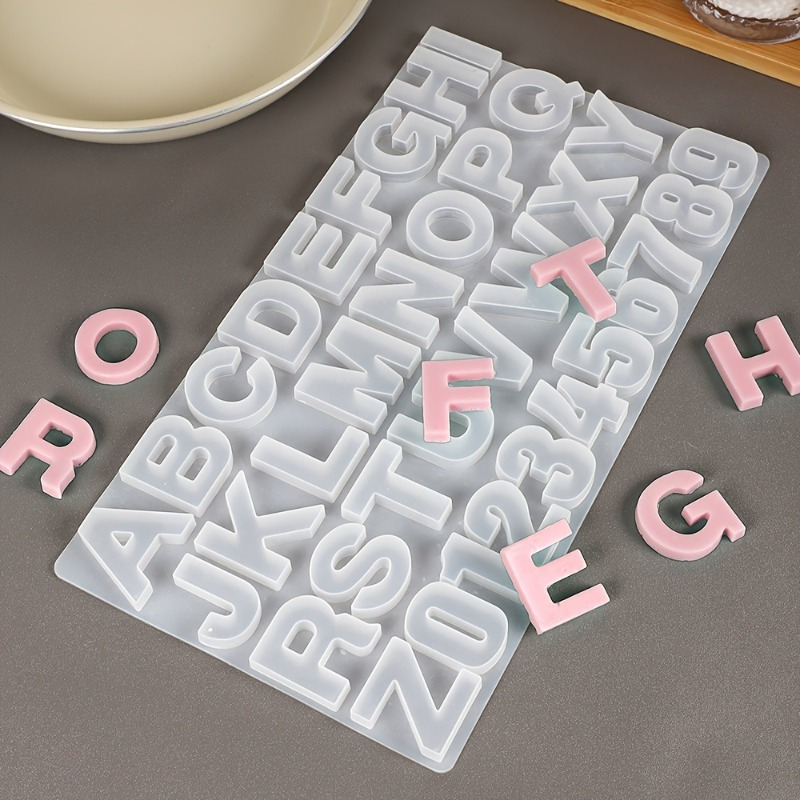 Силиконовая форма для подвесок – обзор и цена Resin Art Alphabet