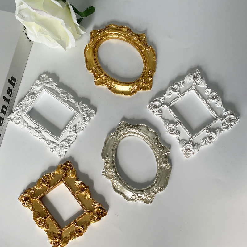 Мини-золотая маленькая фоторам – обзор и цена Resin Art Photo Frame