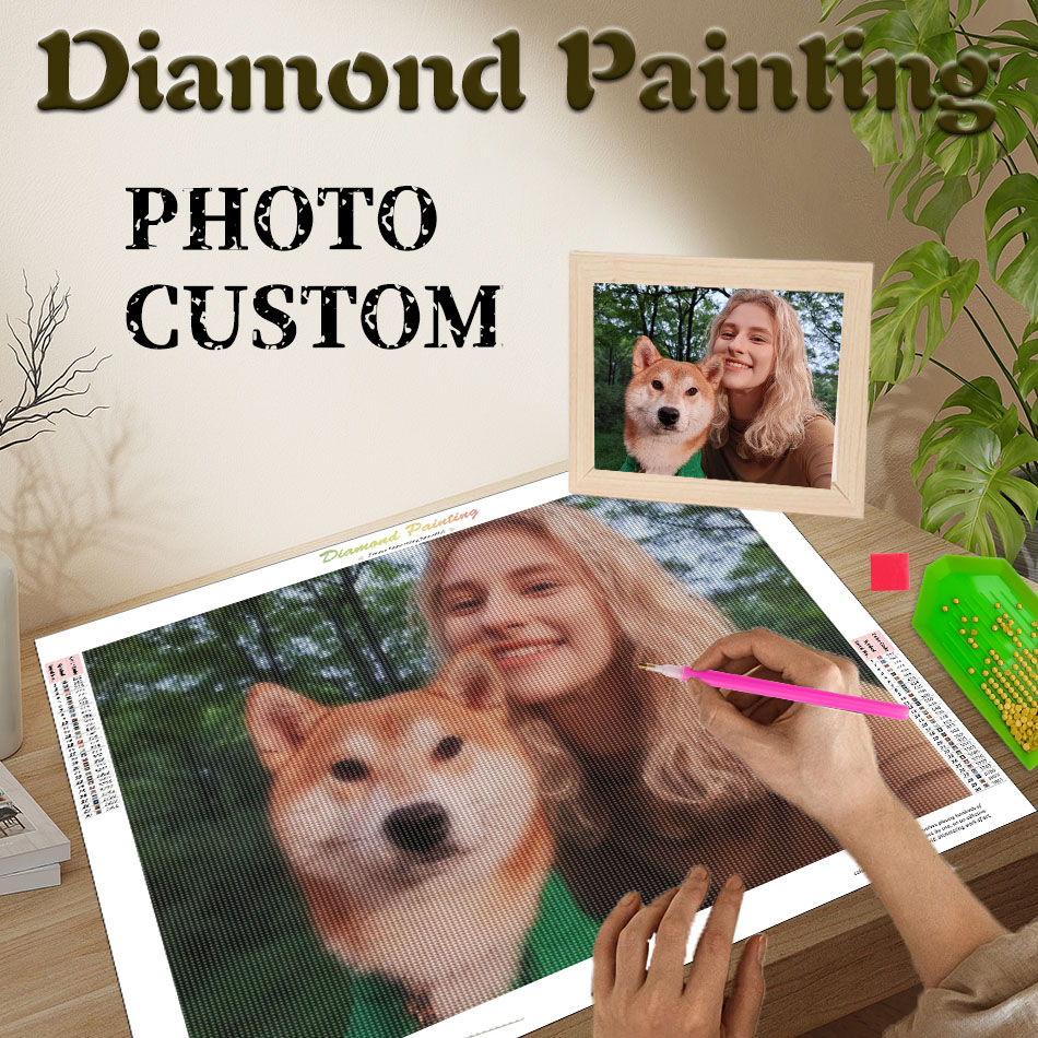 Алмазная мозаика с фото на зак – обзор и цена Resin Art For Wedding Gift