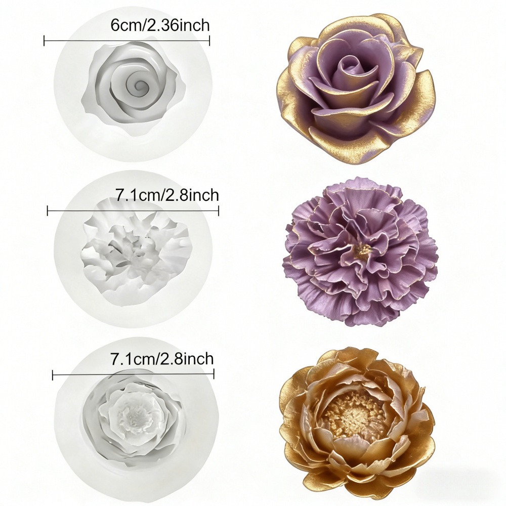 Набор из 3 силиконовых форм дл – обзор и цена Resin Art For Wedding Gift