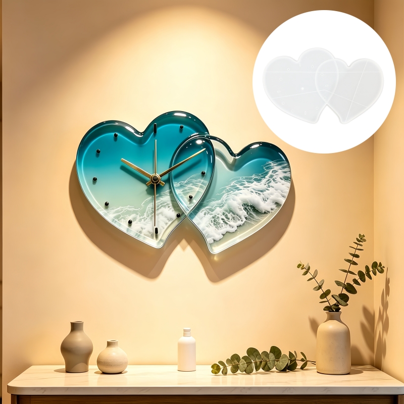 Креативная силиконовая форма д – обзор и цена Resin Art Clock