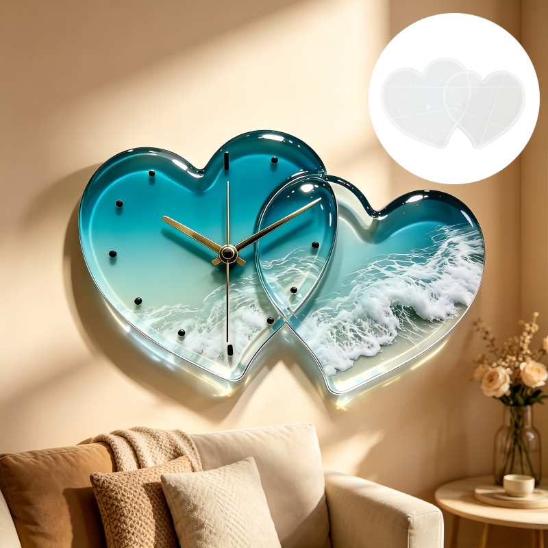 Креативная силиконовая форма д – обзор и цена Resin Art Clock