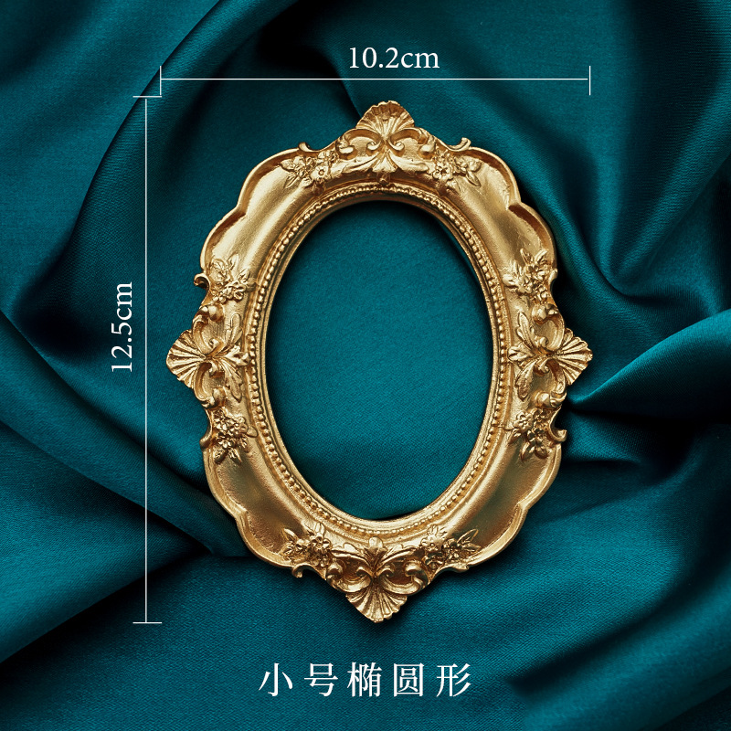 Золотая ретро фоторамка дизайн – обзор и цена Resin Art Photo Frame