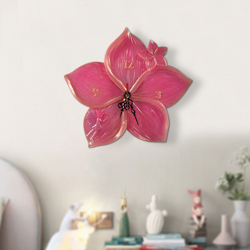 Карта мира Лист лотоса Сакура  – обзор и цена Resin Art Clock
