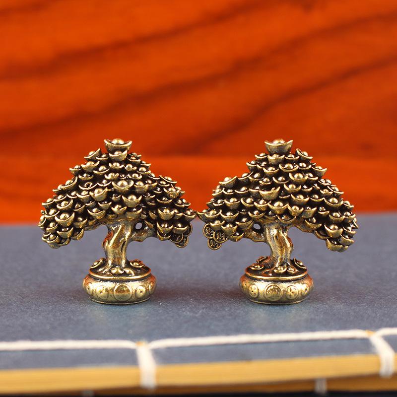 Винтажная латунная скульптура  – обзор и цена Resin Art Tree