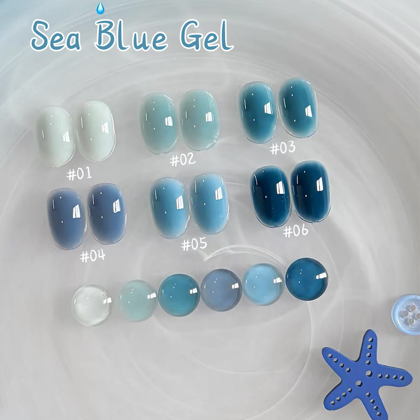 1-10 шт. WS Ice Transparent Bl – обзор и цена Resin Art All