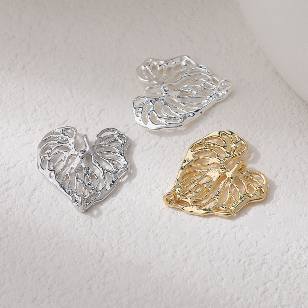 4 шт. изысканные подвески в ви – обзор и цена Gold Leaf Foil