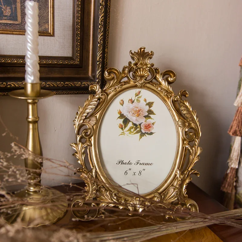 Ретро-золотая овальная фоторам – обзор и цена Resin Art For Wedding Gift