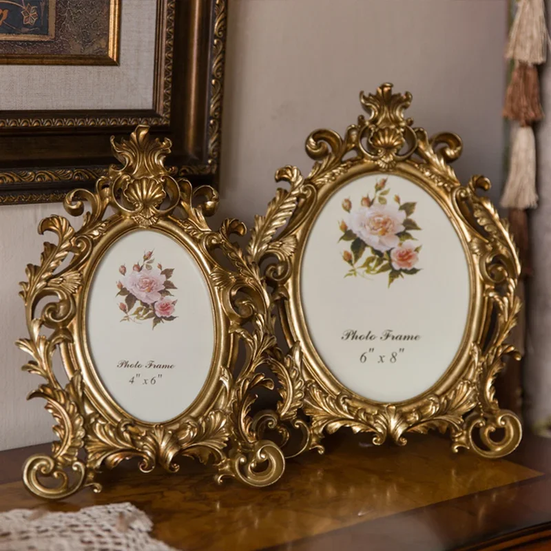 Ретро-золотая овальная фоторам – обзор и цена Resin Art For Wedding Gift