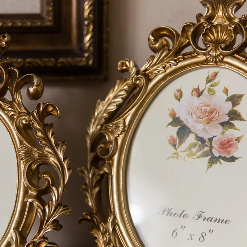 Ретро-золотая овальная фоторам – обзор и цена Resin Art For Wedding Gift